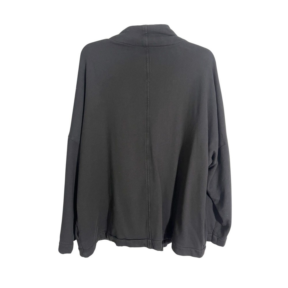 RAQUEL ALLEGRA Cozy Fleece Double Breasted Funnel Neck Jacket - Picture 4 of 10